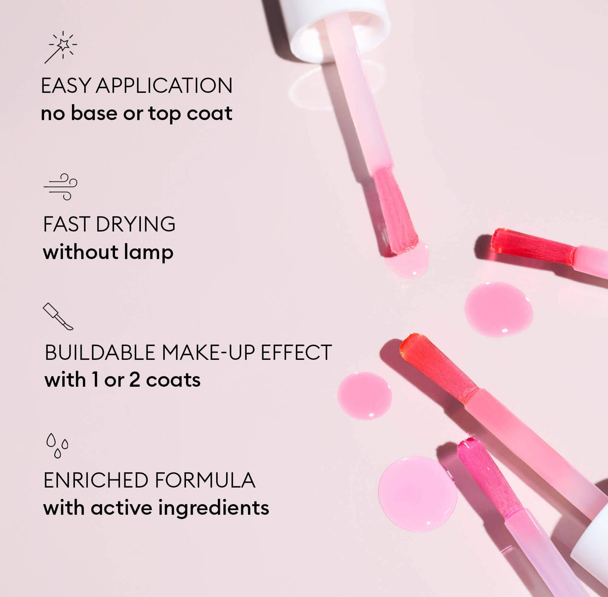 Nail Care - Active™ Glow Care Polish: Cranberry