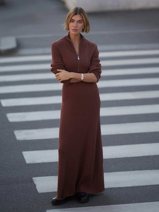 Burnet Zip Knit Maxi