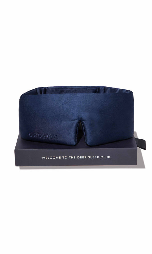 Midnight Blue Silk Sleep Mask