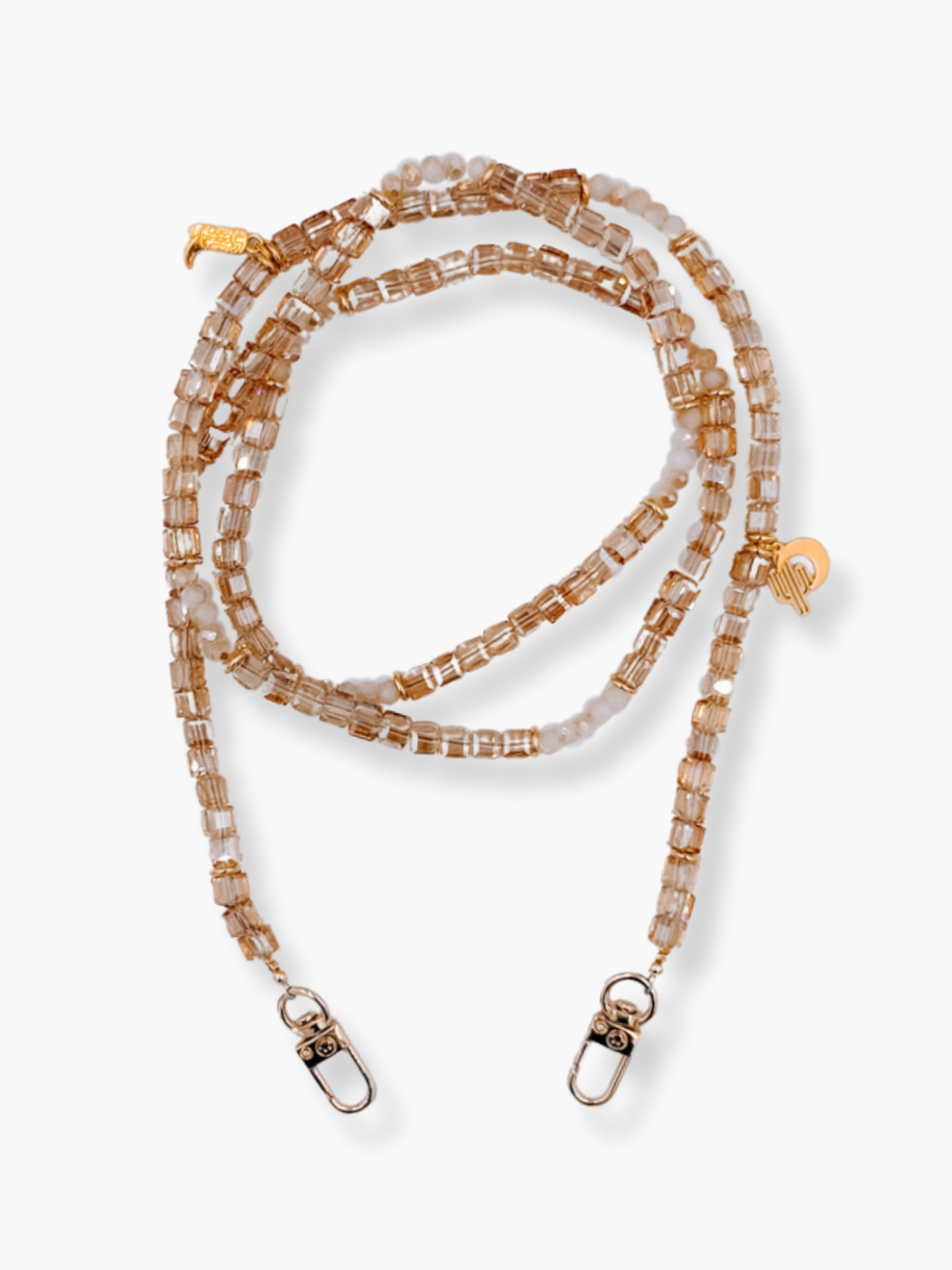 Ritz Peach Crossbody: Gold
