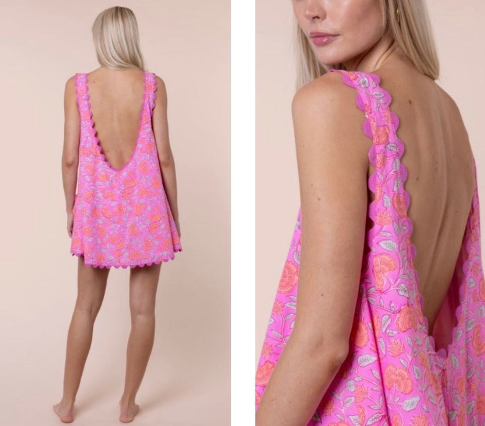 Floral Ric Rac Dress