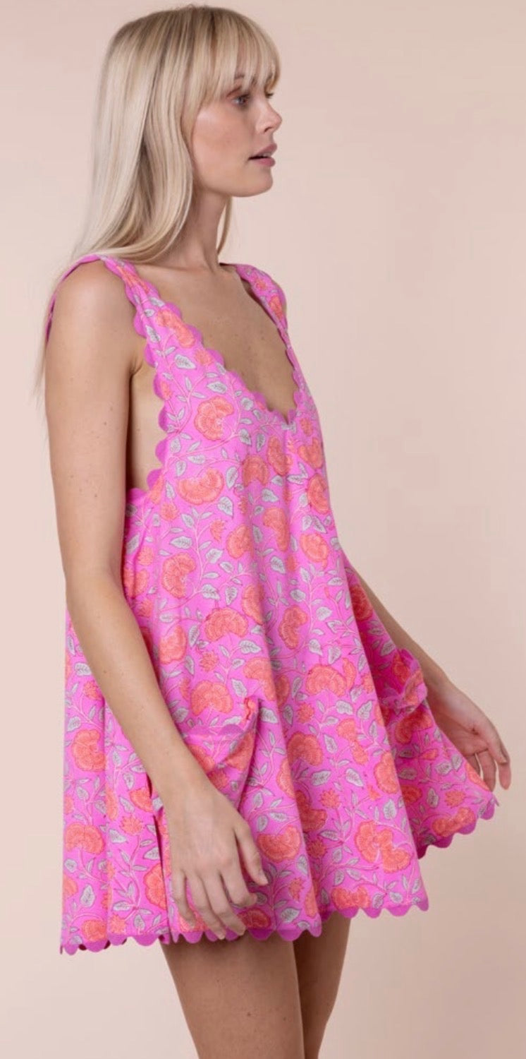Floral Ric Rac Dress