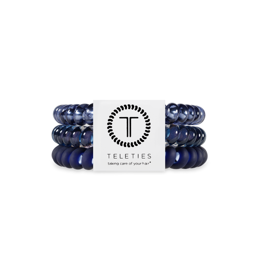 Nightfall Navy Hair Ties Small