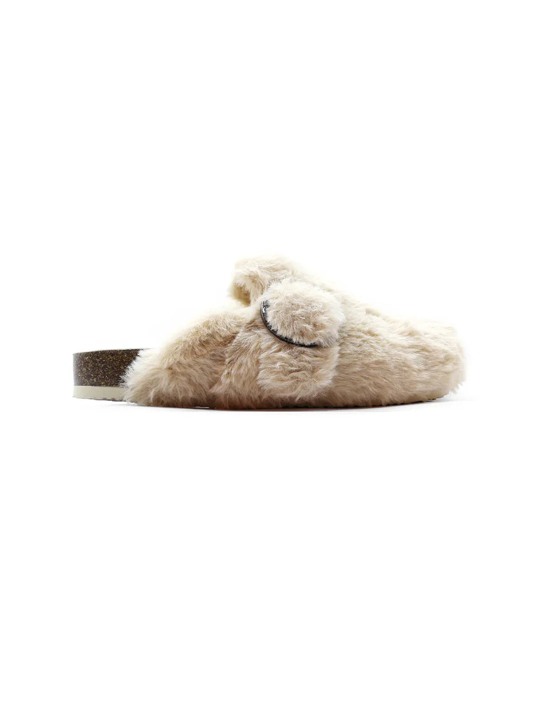 Aspen Fur Clog-Snow