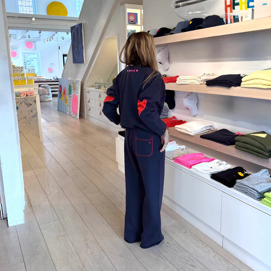 Benton Imperfect Heart Patch Sweatshirt