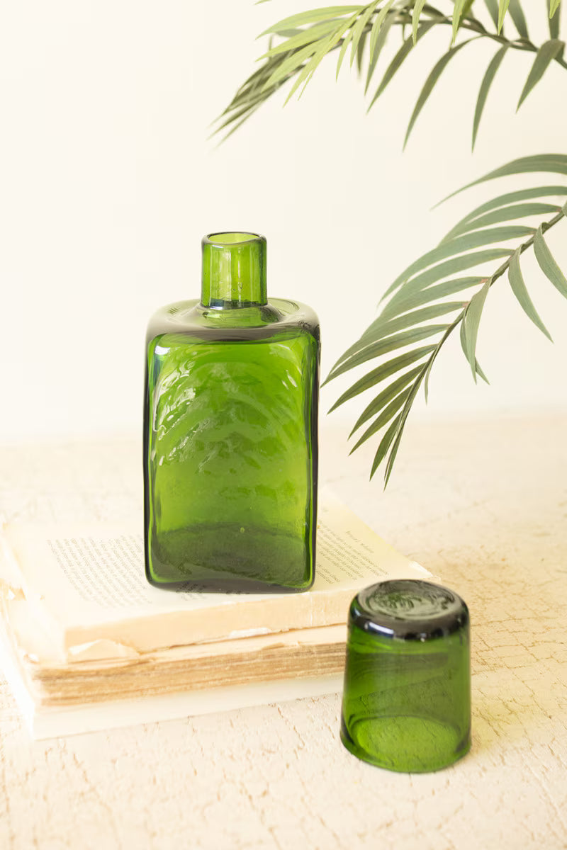 Green Bedside Carafe
