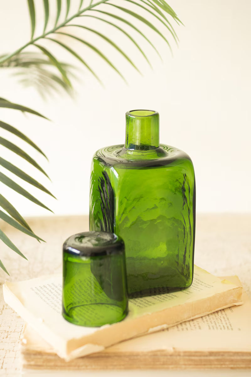 Green Bedside Carafe