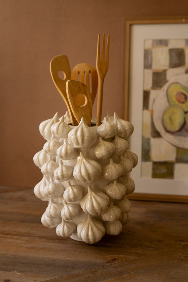 Garlic Ceramic Vase