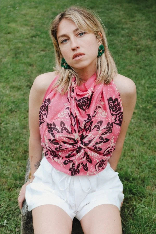 Bandana Carmin Pink