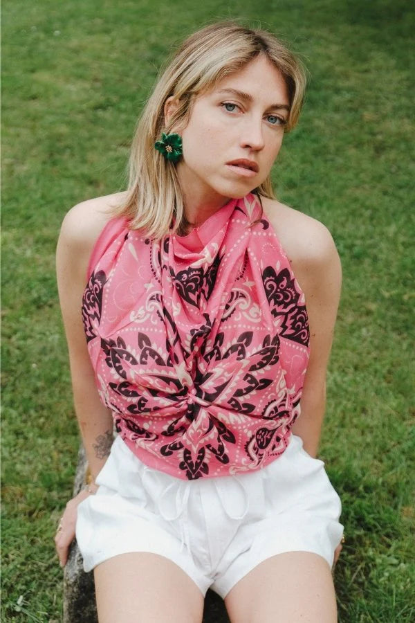 Bandana Carmin Pink