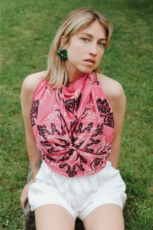 Bandana Carmin Pink