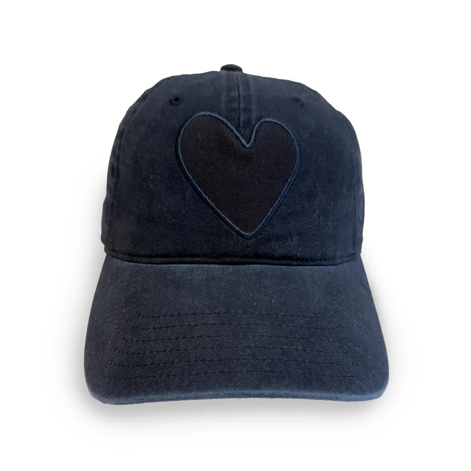 Imperfect Heart Hat- Indigo