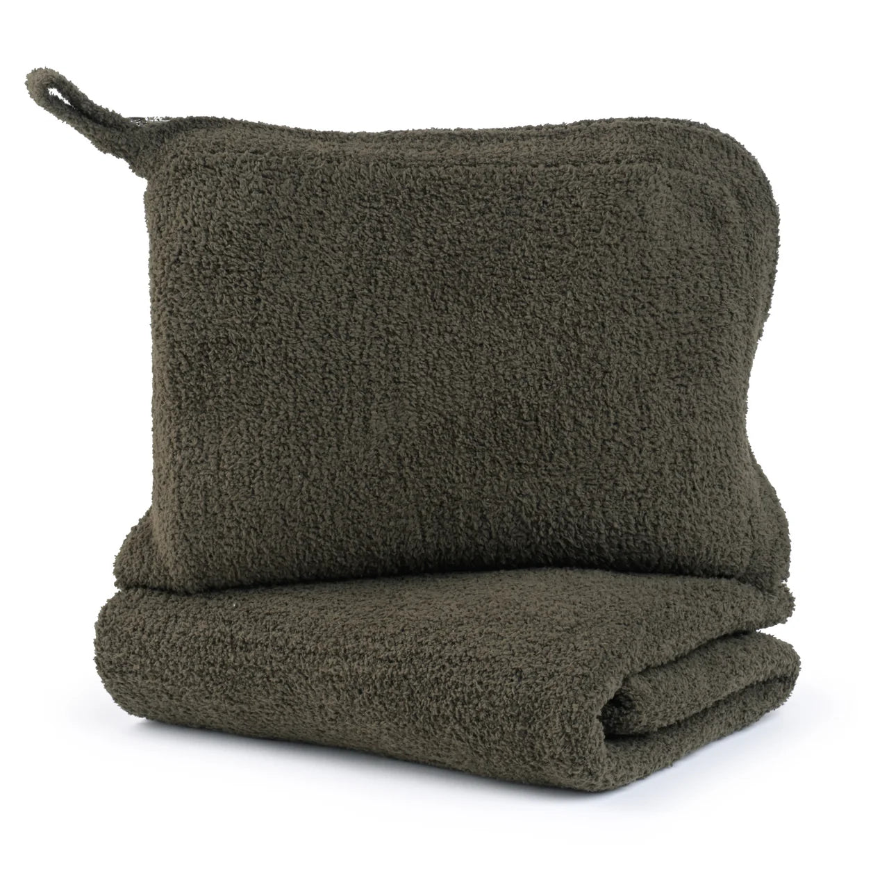Travel Chenilla Dark Olive