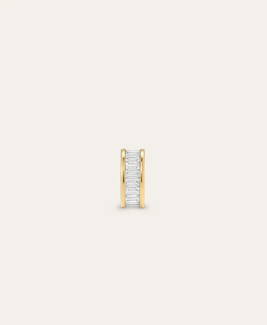 Diamond Channel Set Baguette Big Bead
