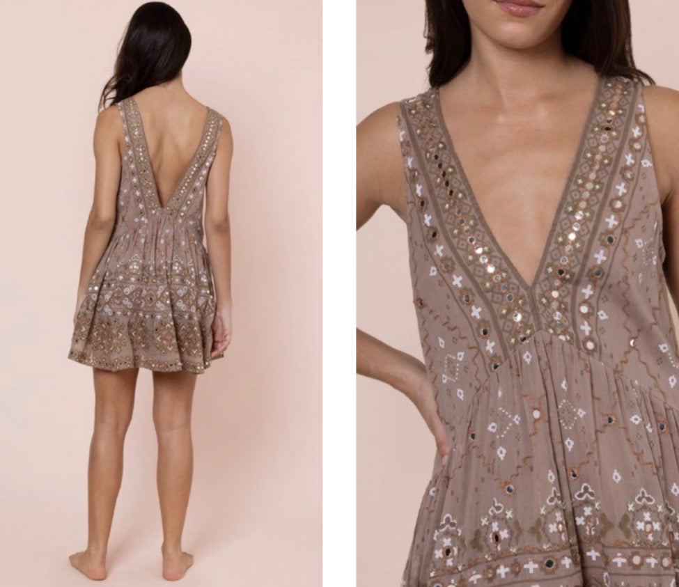 Mosaic Mirrors Mini Dress