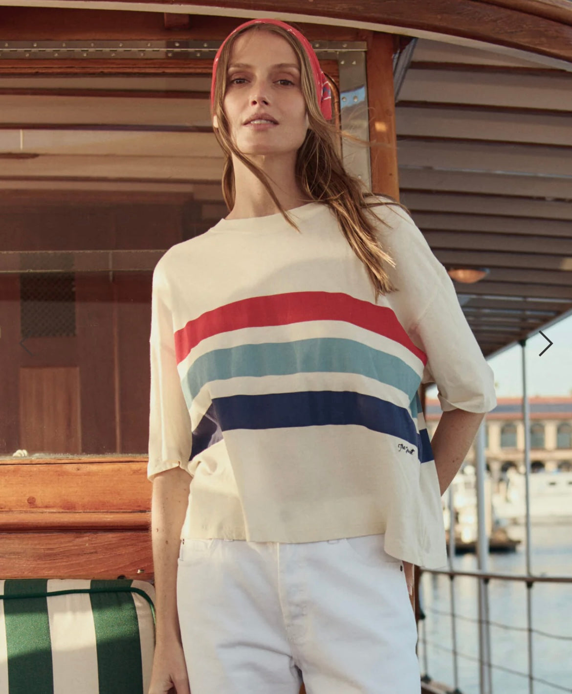 The Teammate Sweatshirt w/ Saltwater Stripe