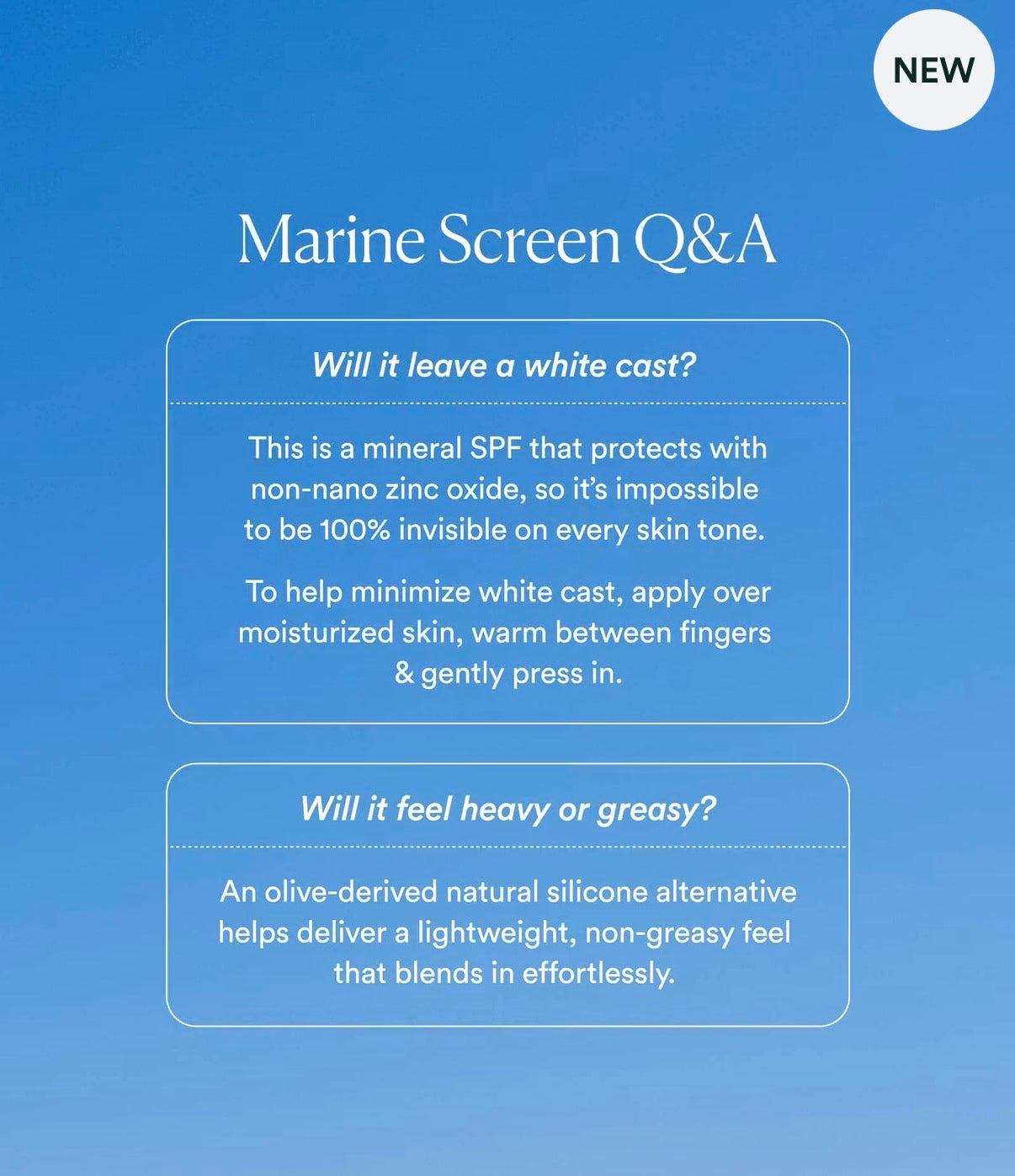 Marine Screen SPF 50 Mineral Sunscreen