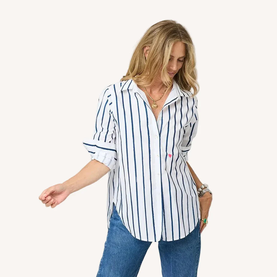 Mia Mr. Sharpie Stripe Shirt