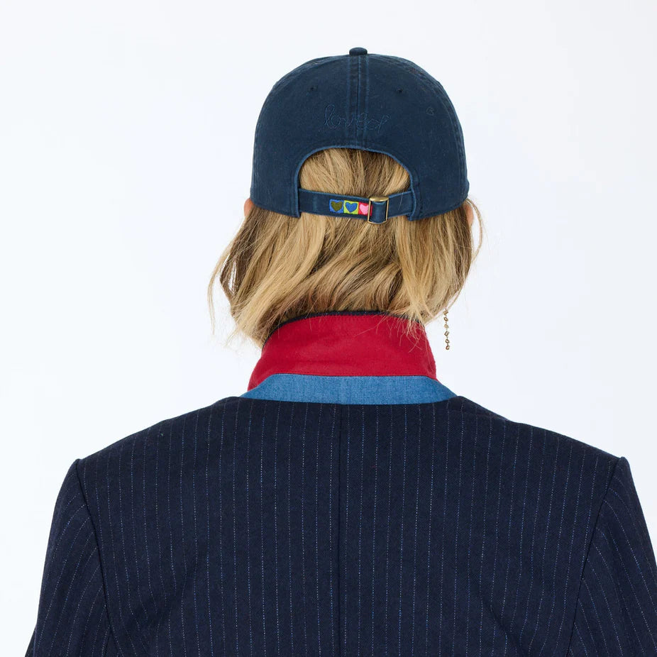 Imperfect Heart Hat- Indigo