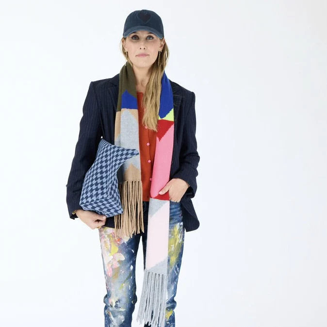 Imperfect Heart Hat- Indigo