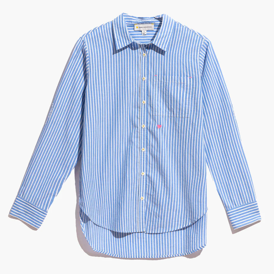 Mia Shirt Stripe Blue/White