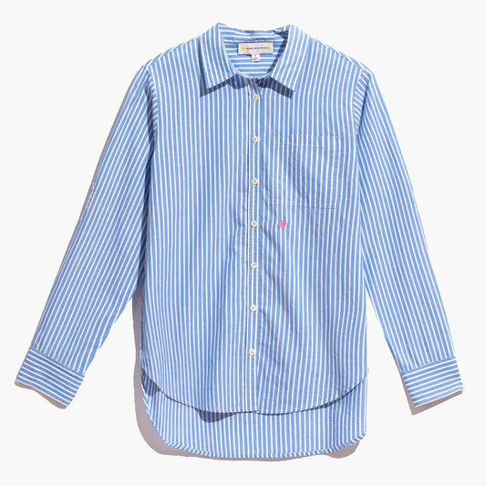 Mia Shirt Stripe Blue/White