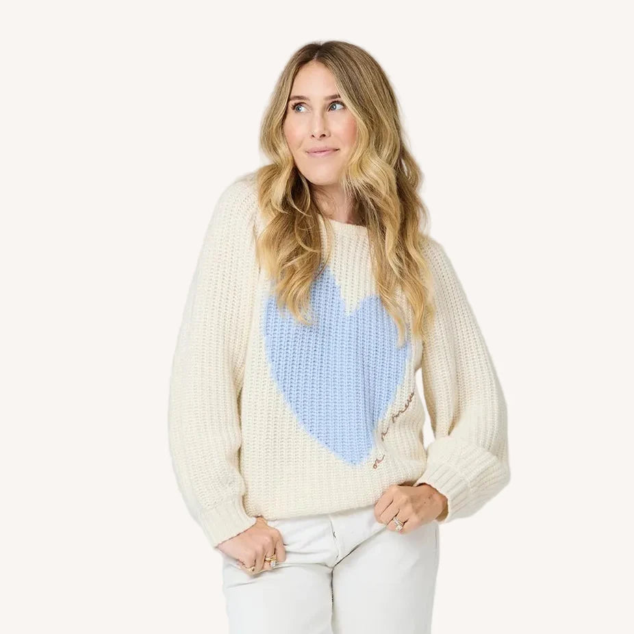 Ricki Imperfect Heart Sweater