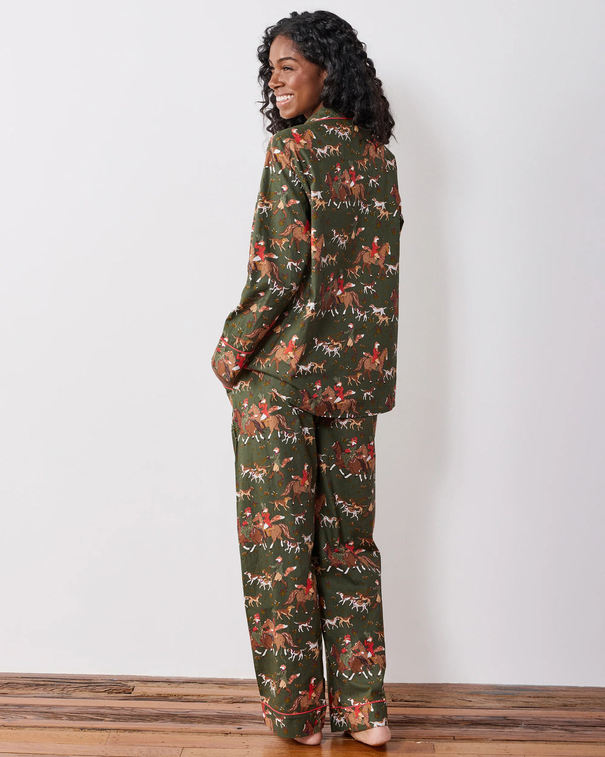 Long PJ Set in Fox Hunting