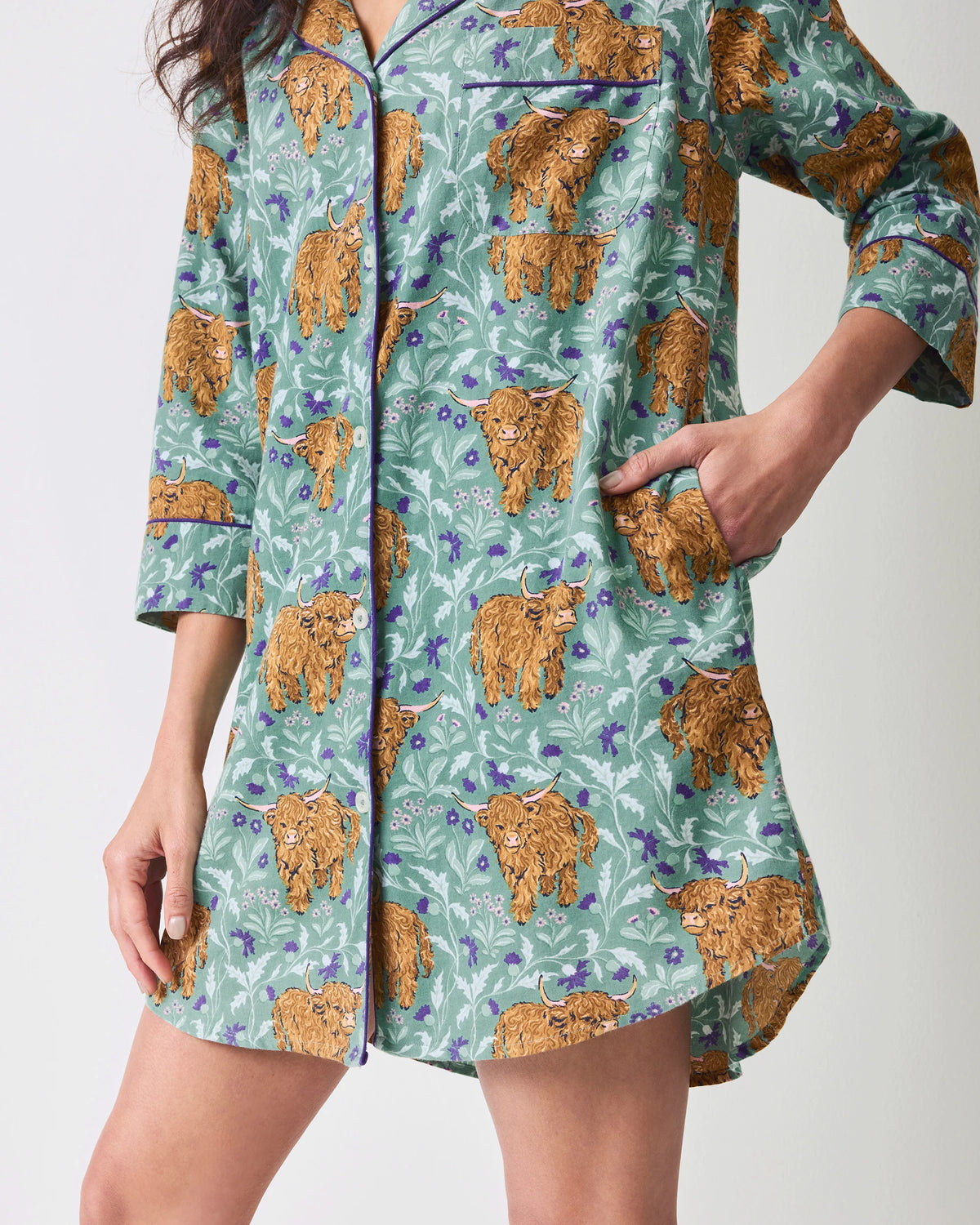Highlands Cow Sleep Shirt