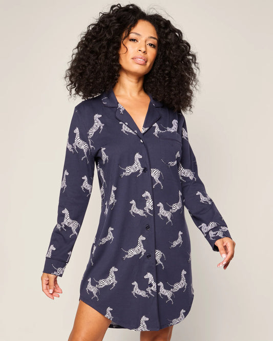 Pima Nightshirt Zèbre de Nuit