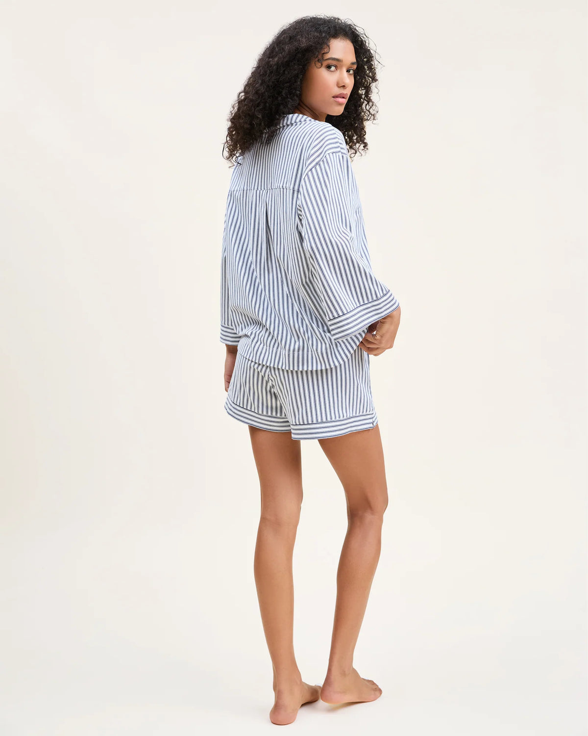 Olivia Short Set-French Ticking