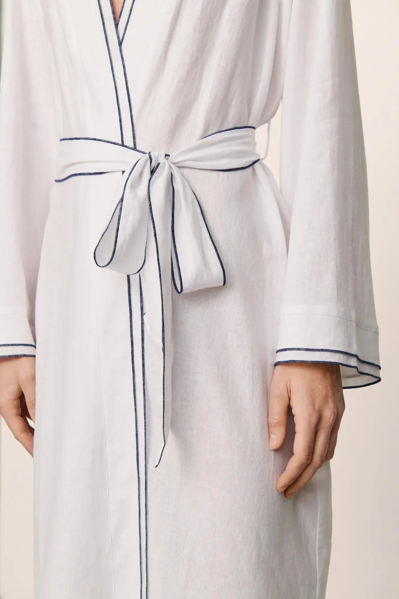 Linen Blend Robe