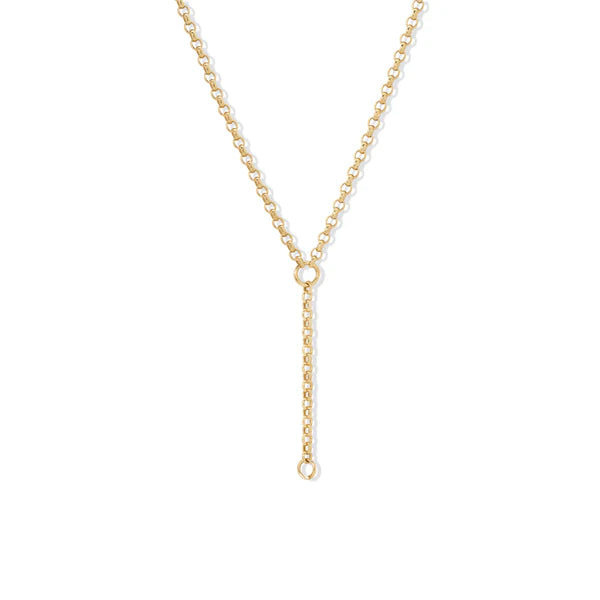 Rolo Chain Lariat 16"
