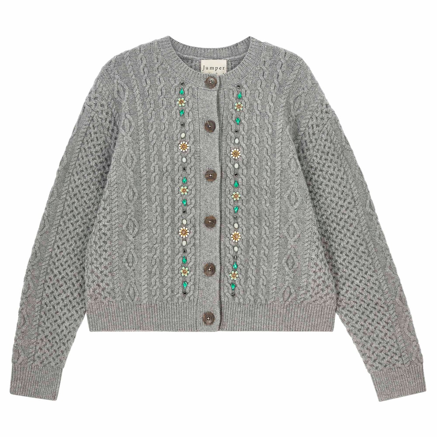 Jewel Cable Cardigan