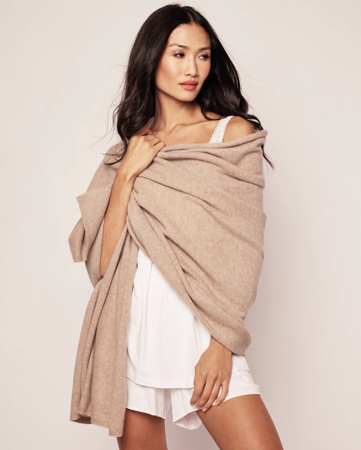 Cashmere Wrap-Beige