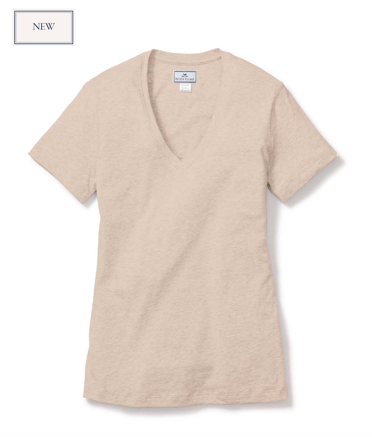 Pima Camel Short Sleeve