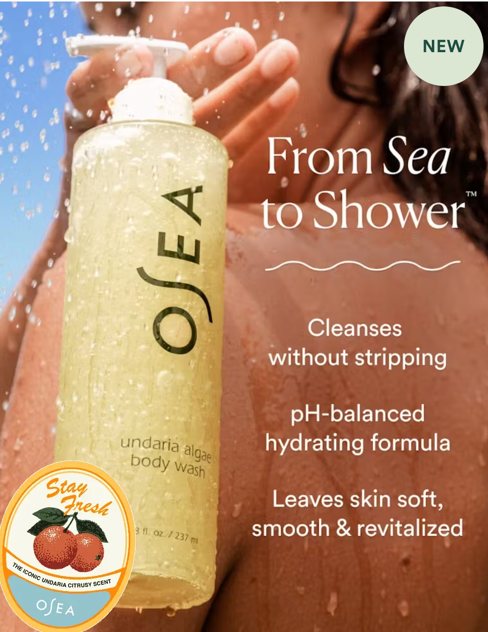 Undaria Algae Body Wash