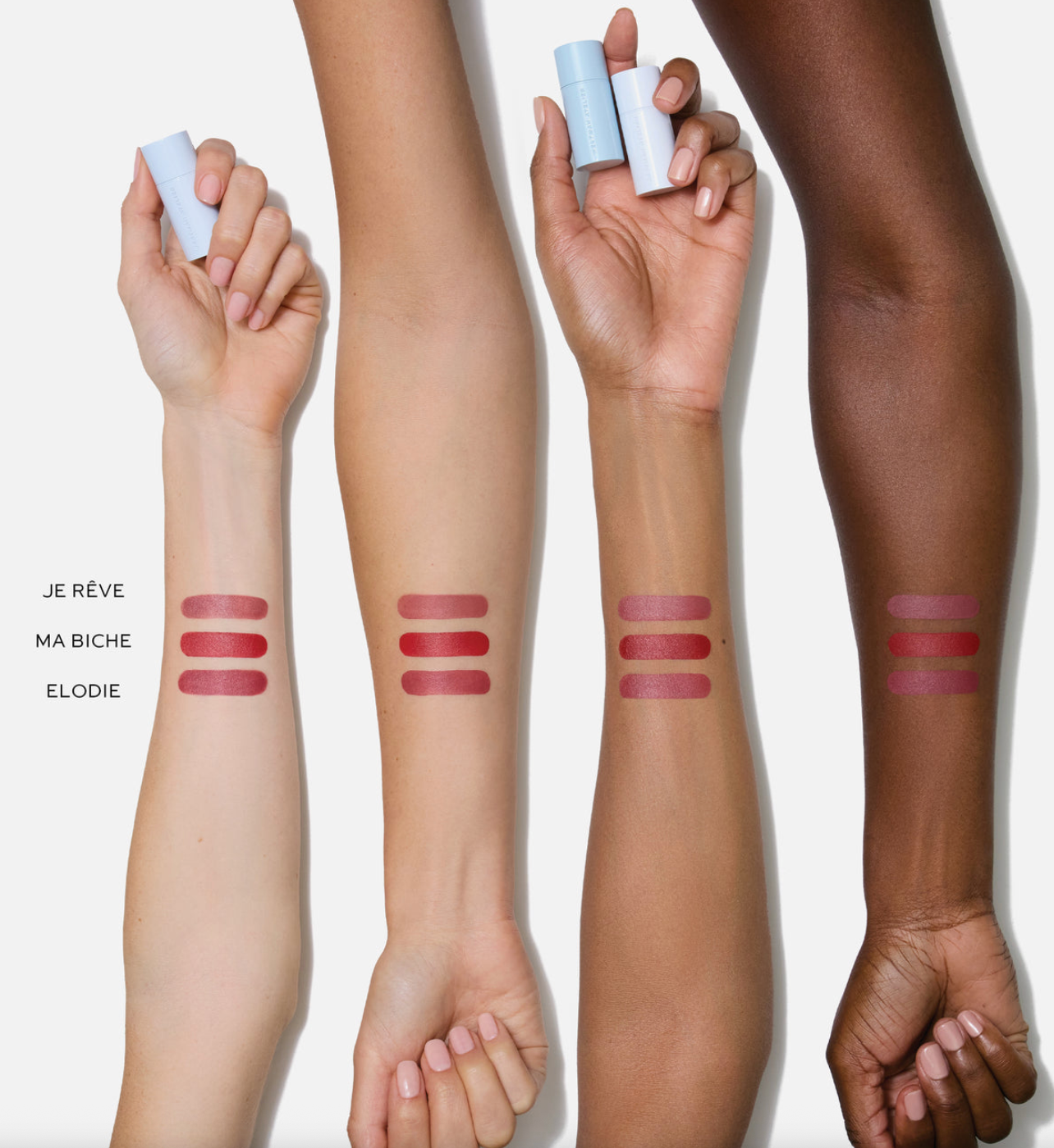 Petite Lip Suede Trio