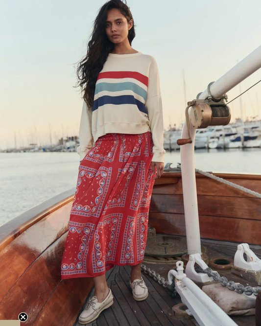 The Teammate Sweatshirt w/ Saltwater Stripe