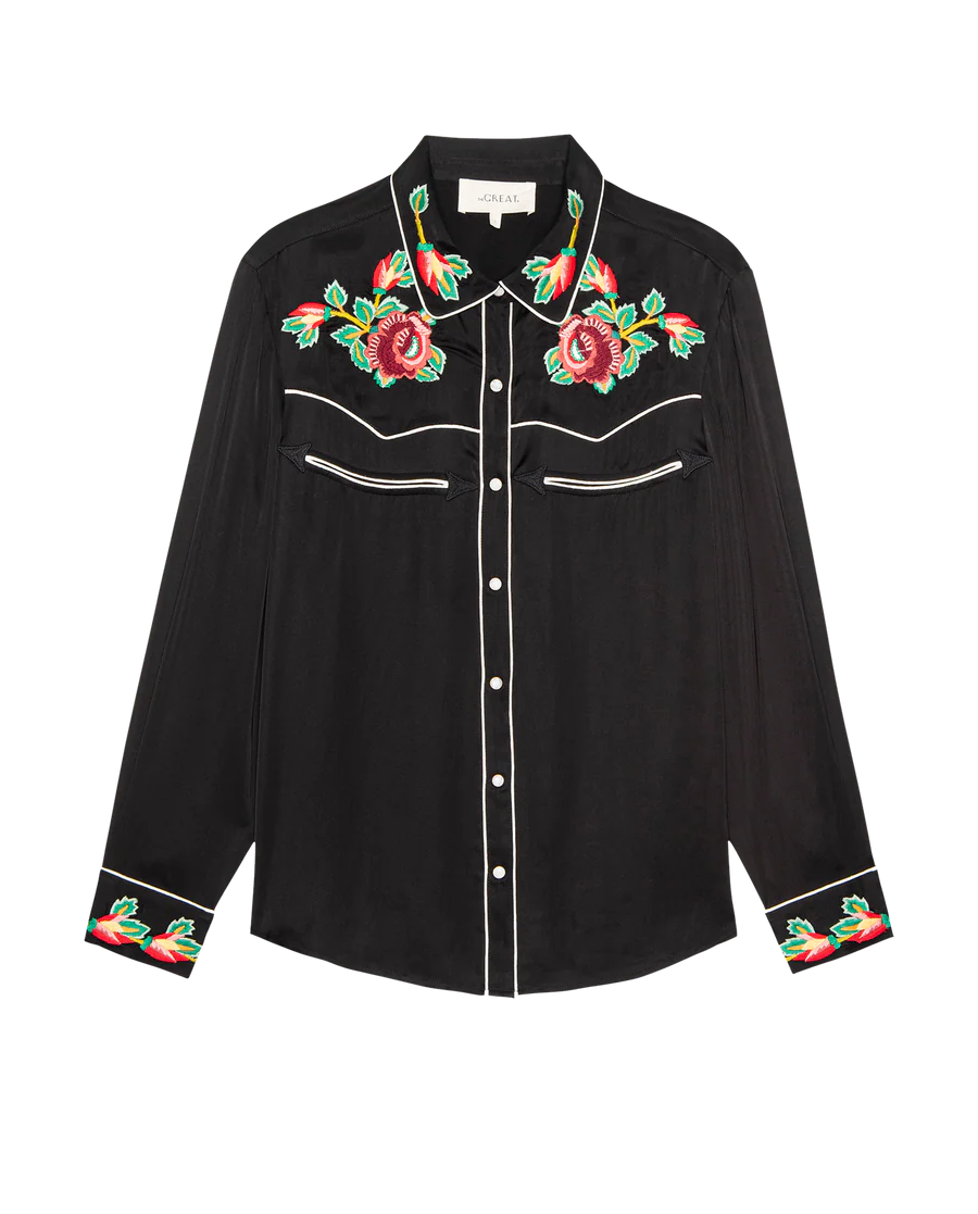 The Heirloom Rose Western Shirt