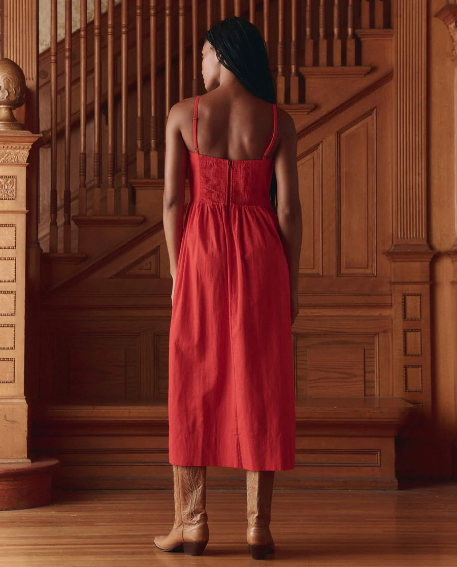 The Verse Dress Hot Red