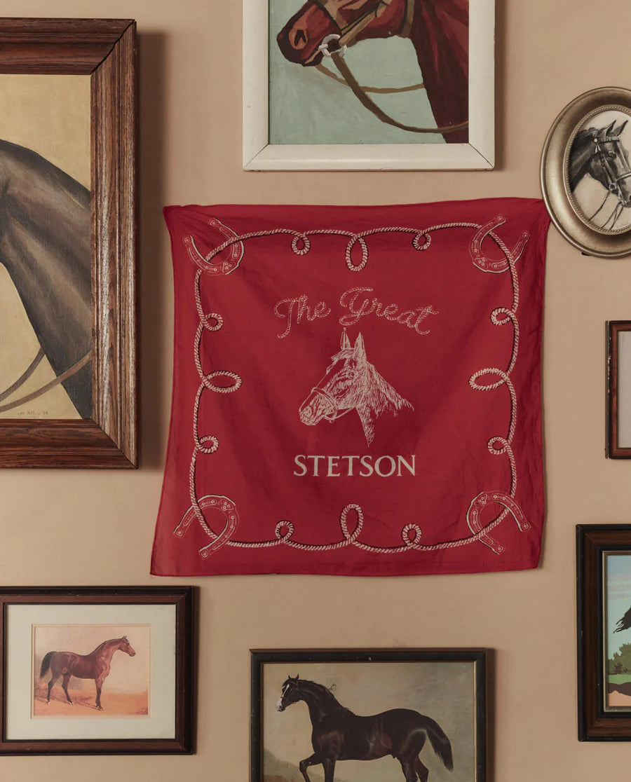 The Stetson Western Bandana Red