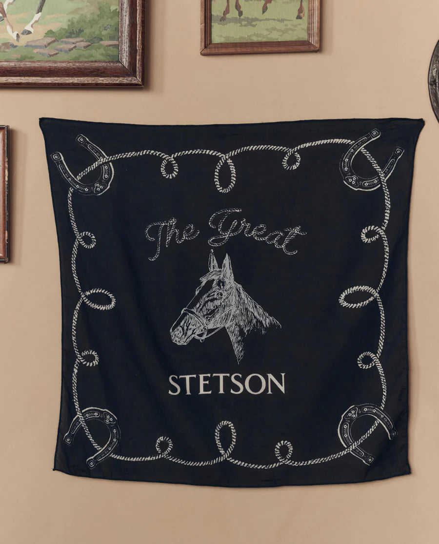 The Stetson Western Bandana Navy