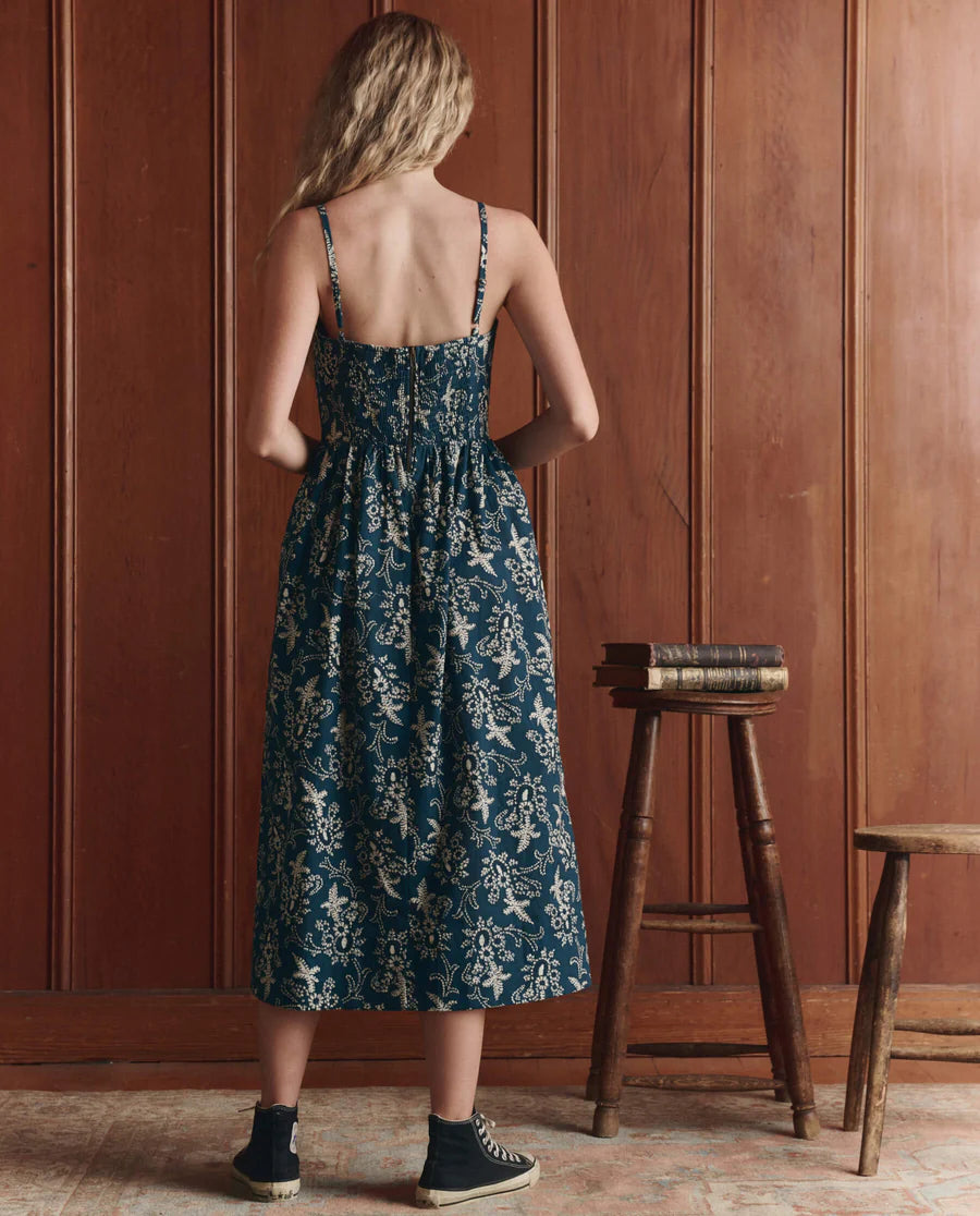 The Verse Dress Indigo Blue
