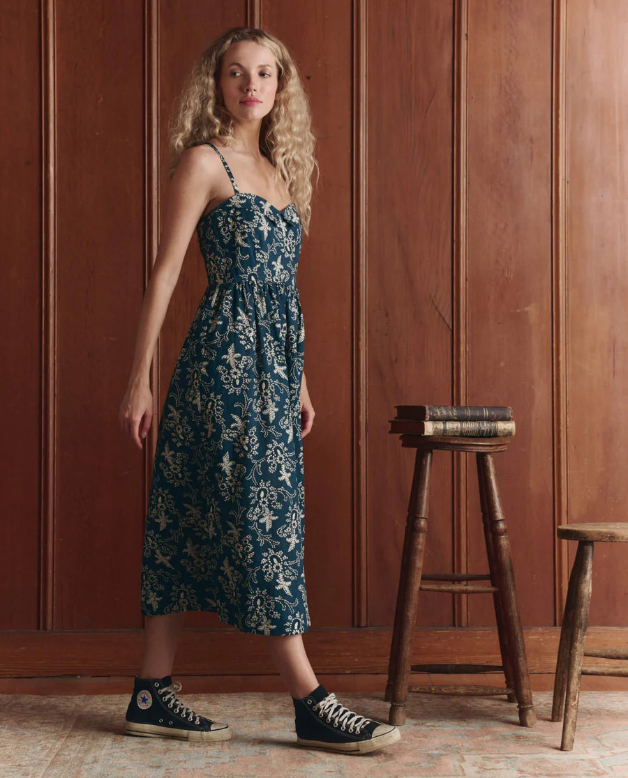 The Verse Dress Indigo Blue