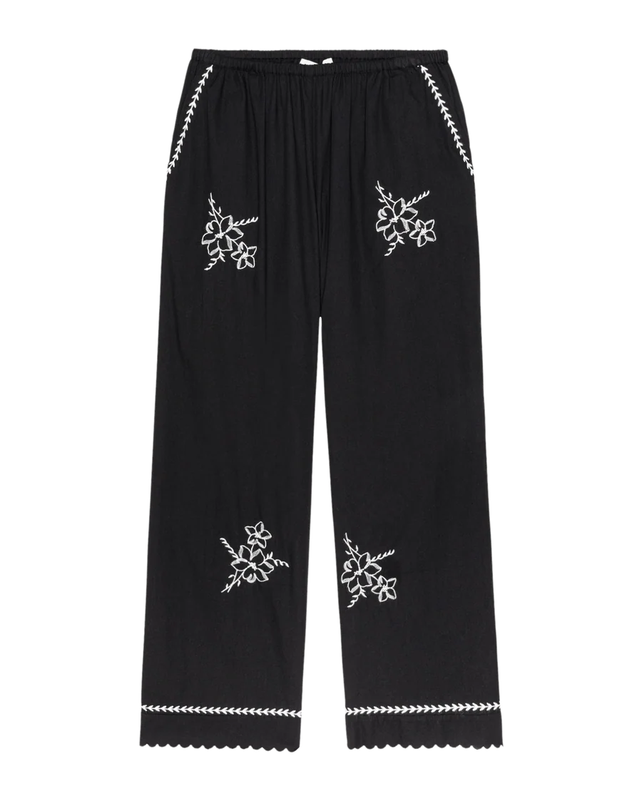 The Weekend Pant W Hanky Embroidery