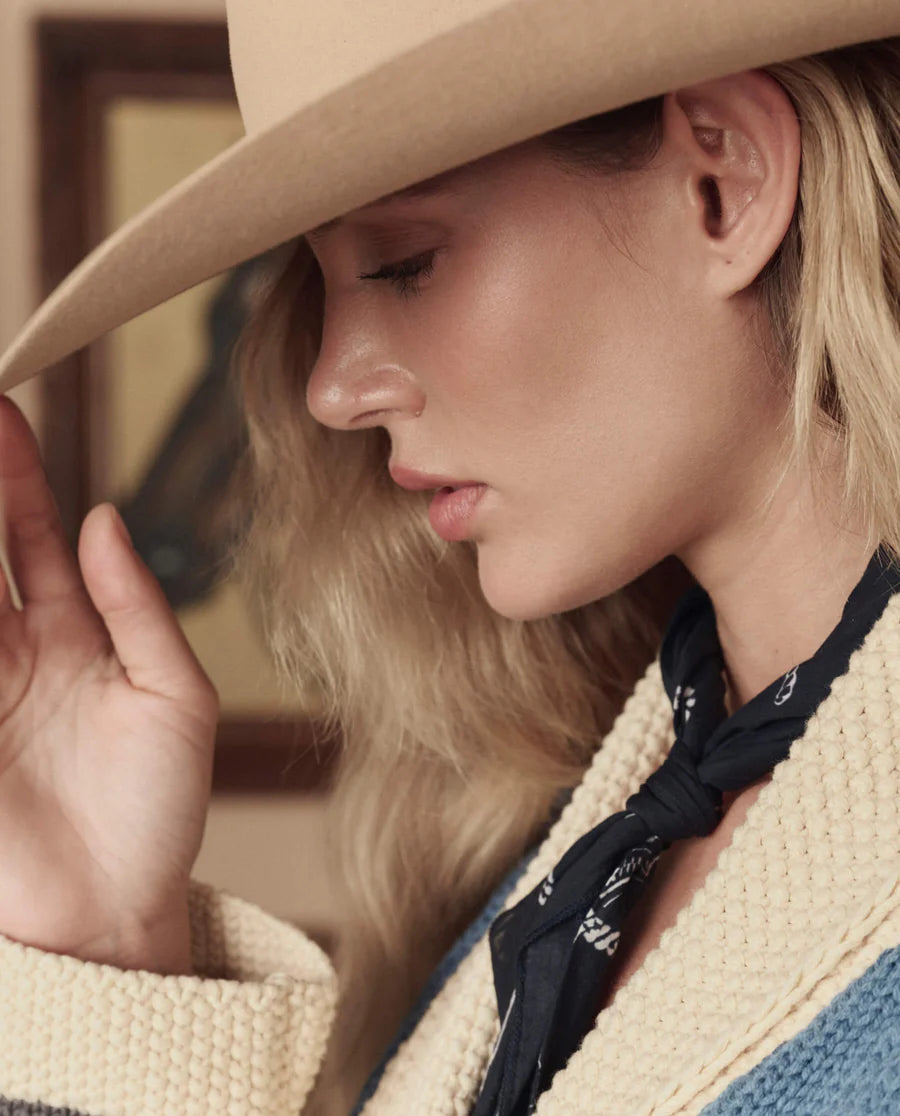 The Stetson Western Bandana Navy