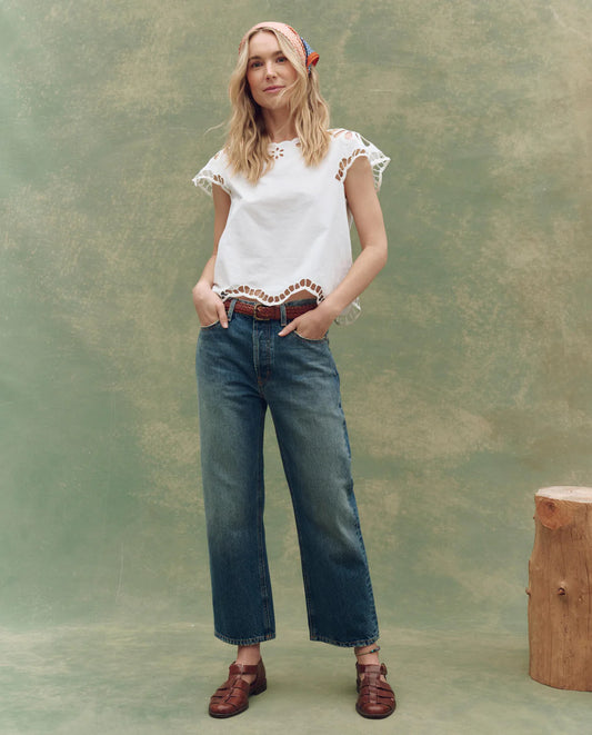 The Super Bloom Eyelet Top