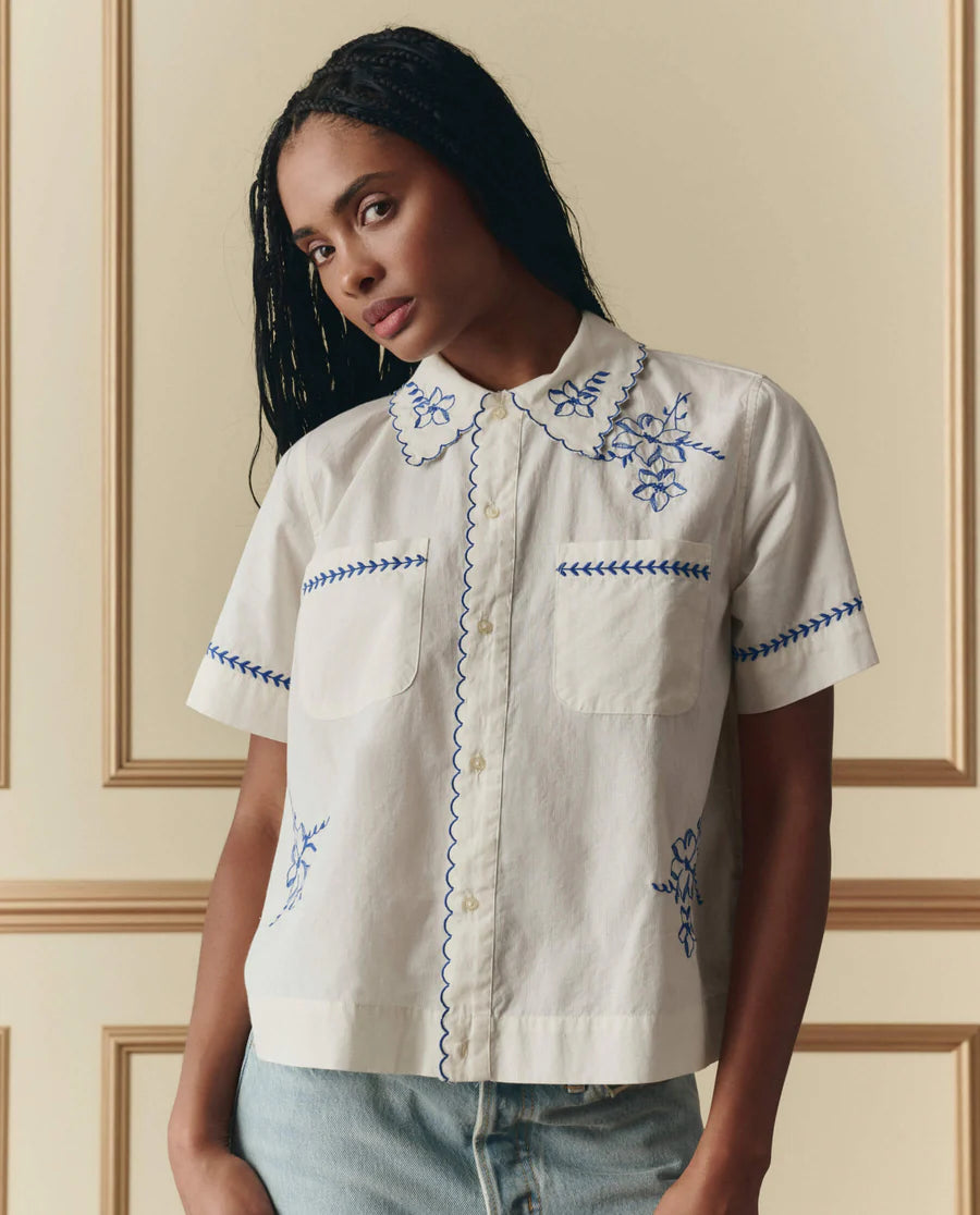 The Bowling Shirt W Hanky Embroidery