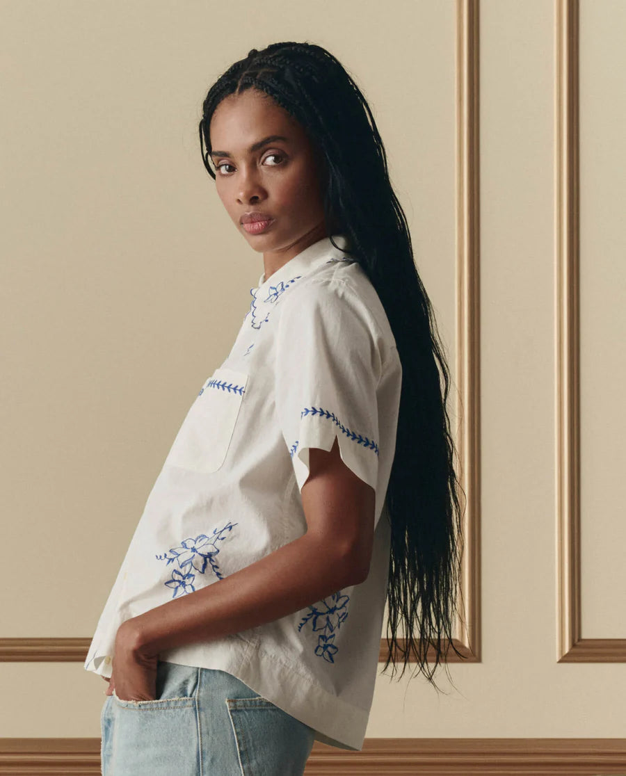 The Bowling Shirt W Hanky Embroidery